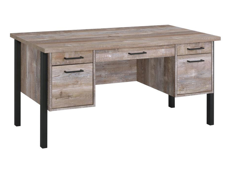 Samson 60" Wide 5 Drawer Desk