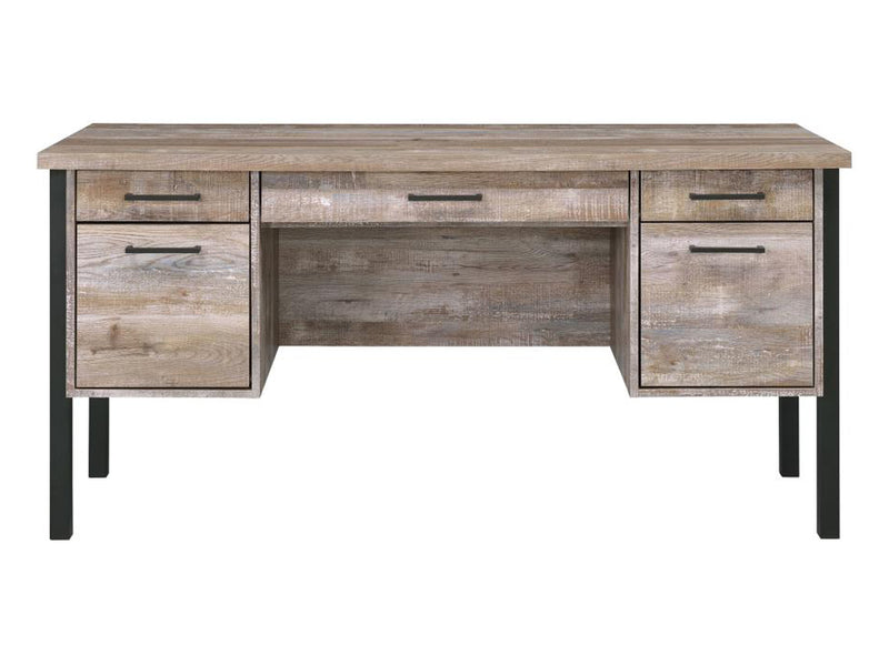 Samson 60" Wide 5 Drawer Desk