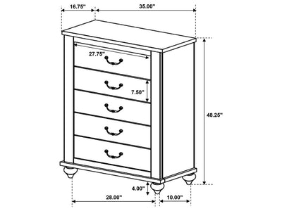 Stillwood 35" Wide 5 Drawer Chest