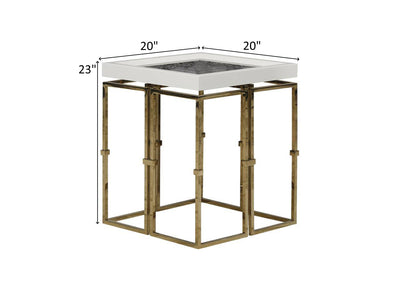 Lugano Como 23" Tall Side Table