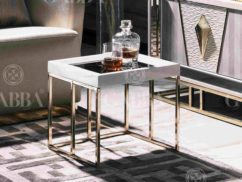 Lugano Como 23" Tall Side Table