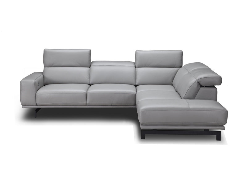 Davenport 112.2" / 94.4" Wide Leather Sectional