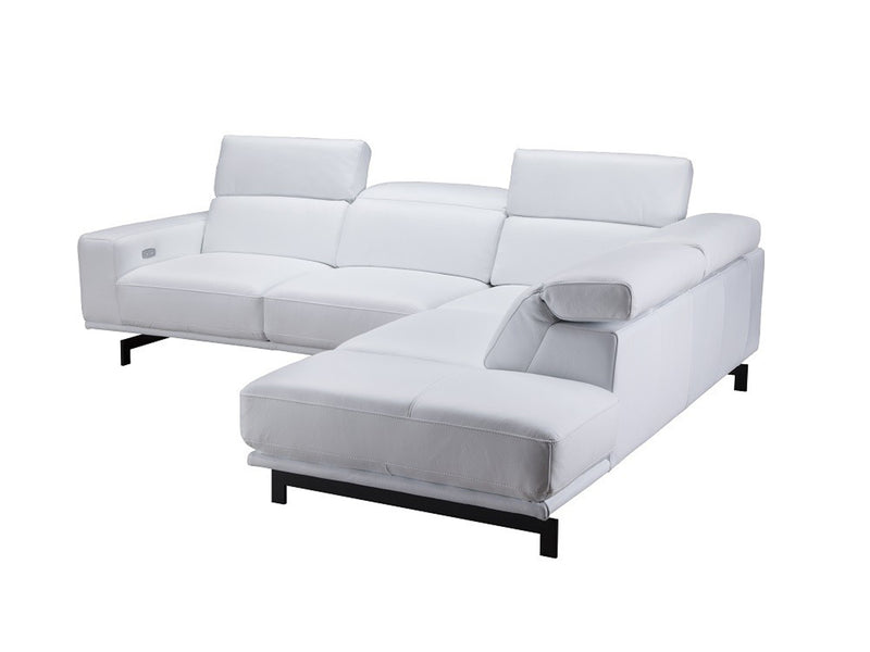 Davenport 112.2" / 94.4" Wide Leather Sectional