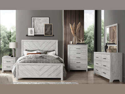 Denver 63" Wide 6 Drawer Dresser With Mirror