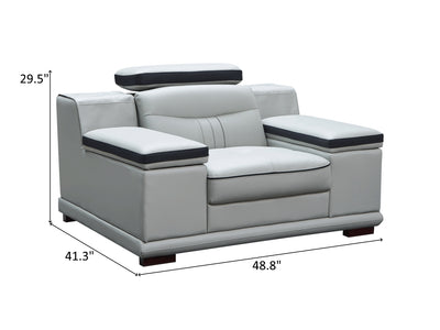 908 153.5" Wide Leather Sectional Set