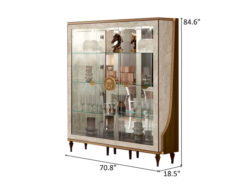 Romantica 70.8" Wide 3 Door Dining Cabinet