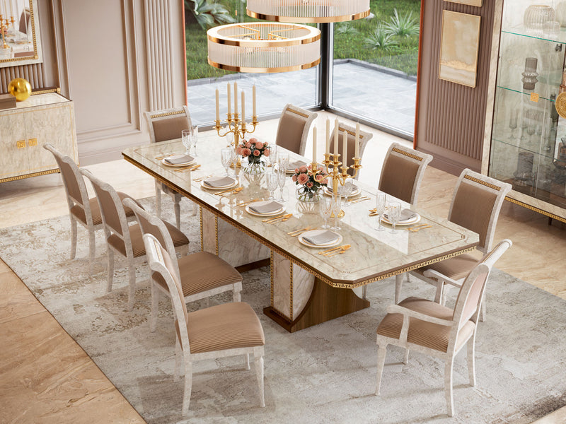 Romantica 6-8-10 Person Dining Room Set