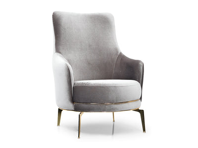 Elba Gold 29.5" Wide Armchair