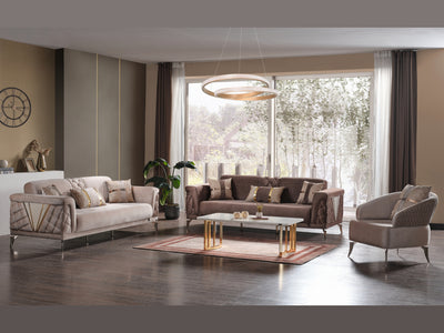 Sultan Elif Extendable Loveseat