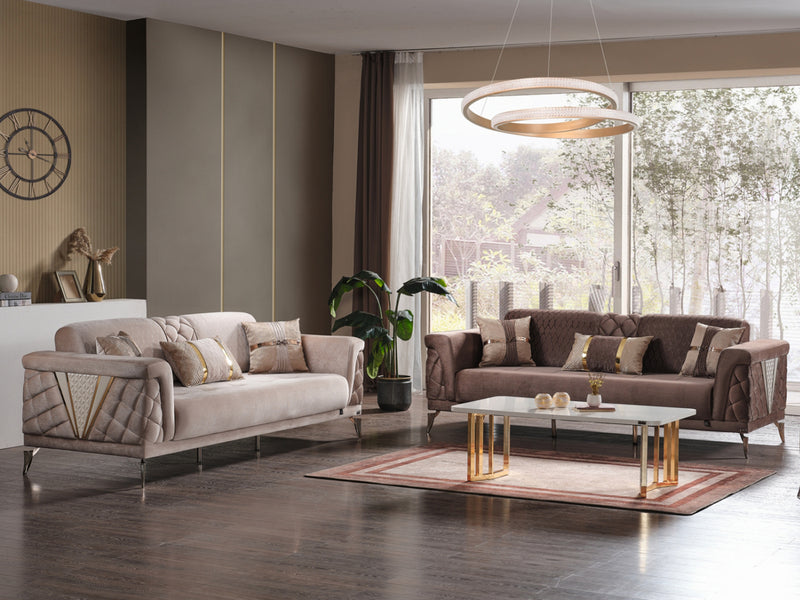 Sultan Elif Extendable Loveseat