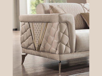 Sultan Elif Extendable Loveseat