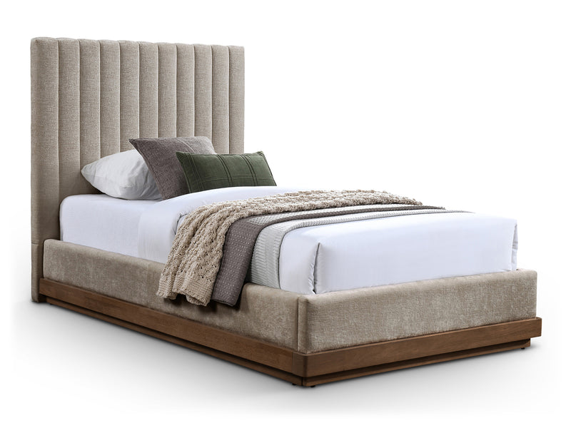 Emmet Walnut Platform Bed