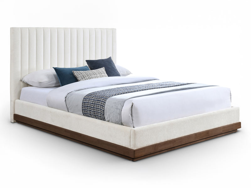 Emmet Walnut Platform Bed