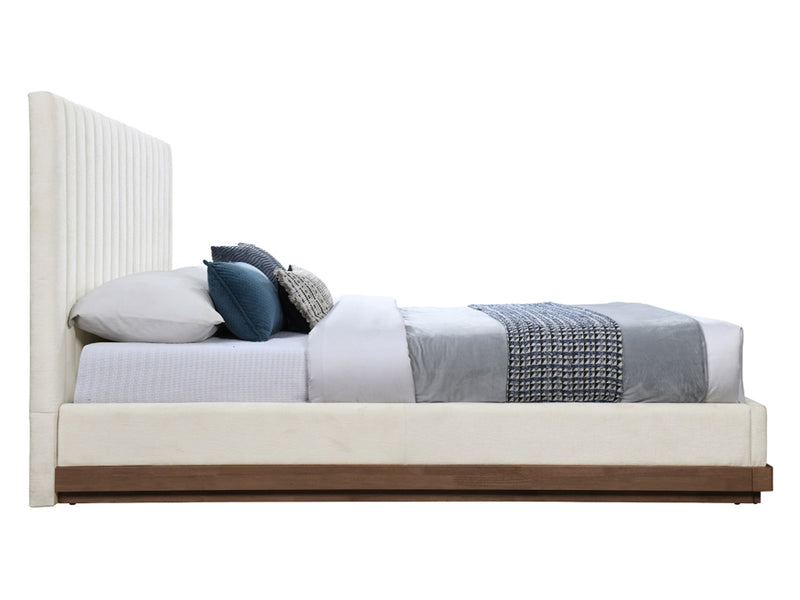 Emmet Walnut Platform Bed