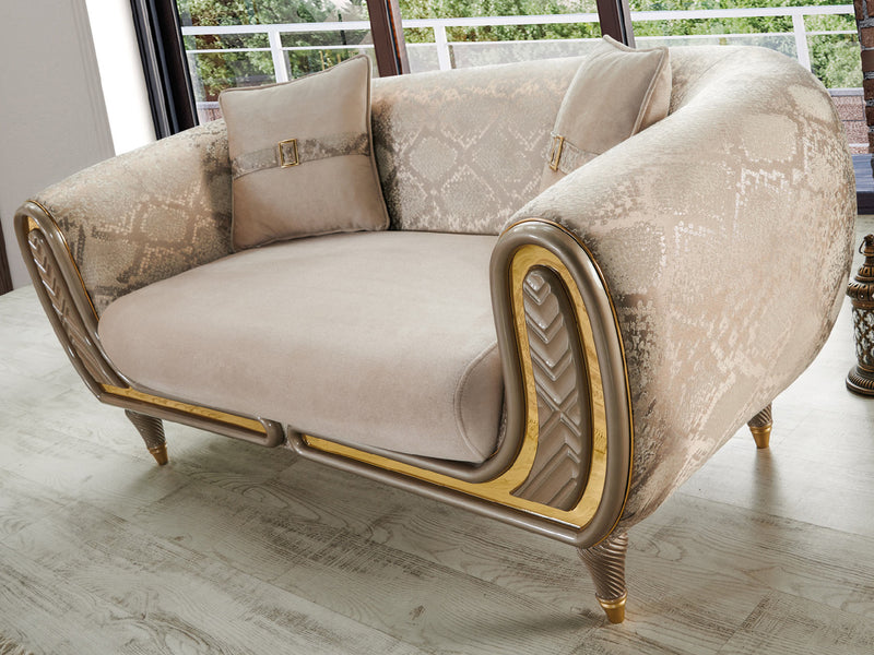 Lima Empi 84" Wide Loveseat