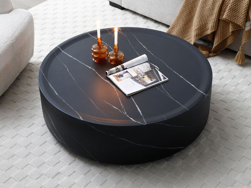 6155 Marble Looking Coffee Table