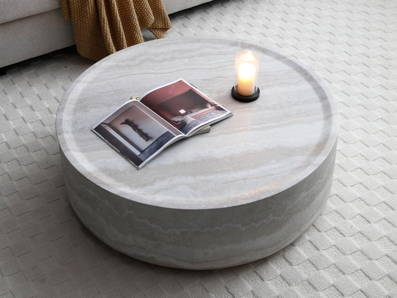 6155 Marble Looking Coffee Table