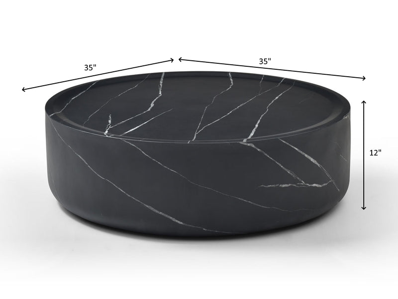 6155 Marble Looking Coffee Table