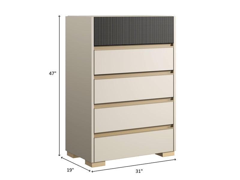 Alfa Es 31" Wide 5 Drawer Chest