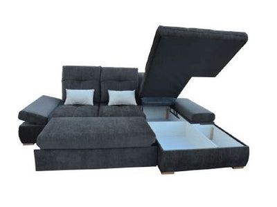 Estero 121" Wide Convertible Sleeper Sectional