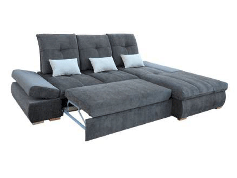 Estero 121" Wide Convertible Sleeper Sectional