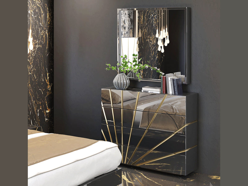 Oro Black Bedroom Set