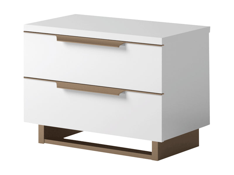 Smart Esf 22" Tall 2 Drawer Nightstand