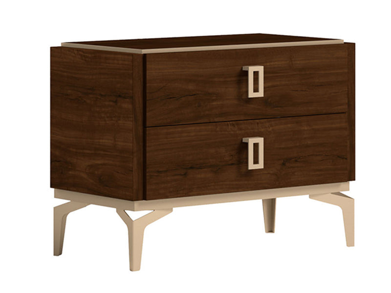 Eva 22" Tall 2 Drawer Nightstand