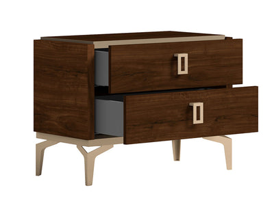 Eva 22" Tall 2 Drawer Nightstand