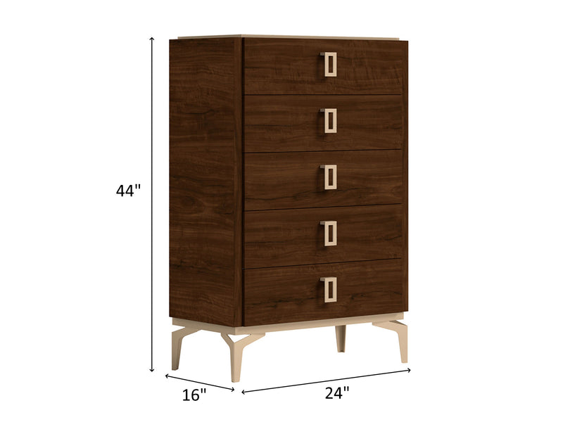 Eva 24" Wide 5 Drawer Chest