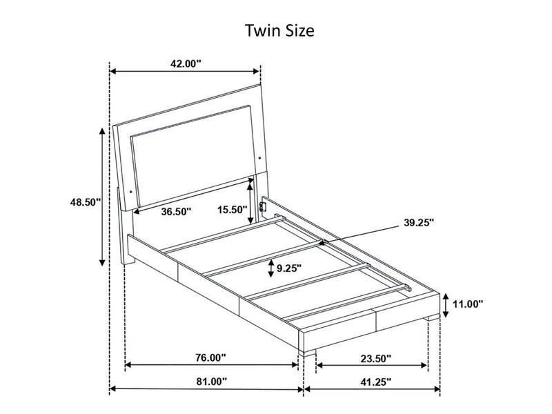 Felicity Kid Platform Bed