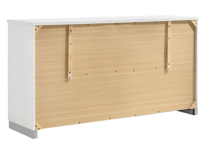 Felicity 63" Wide 6 Drawer Dresser With Mirror