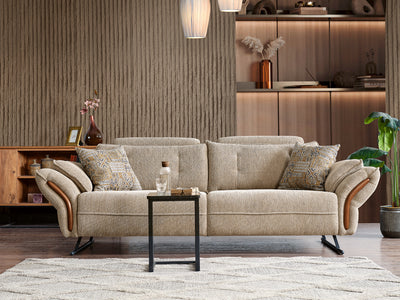 Lugano Fermina 94.4" Wide Extendable Sofa