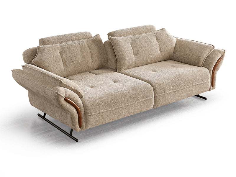 Lugano Fermina 94.4" Wide Extendable Sofa