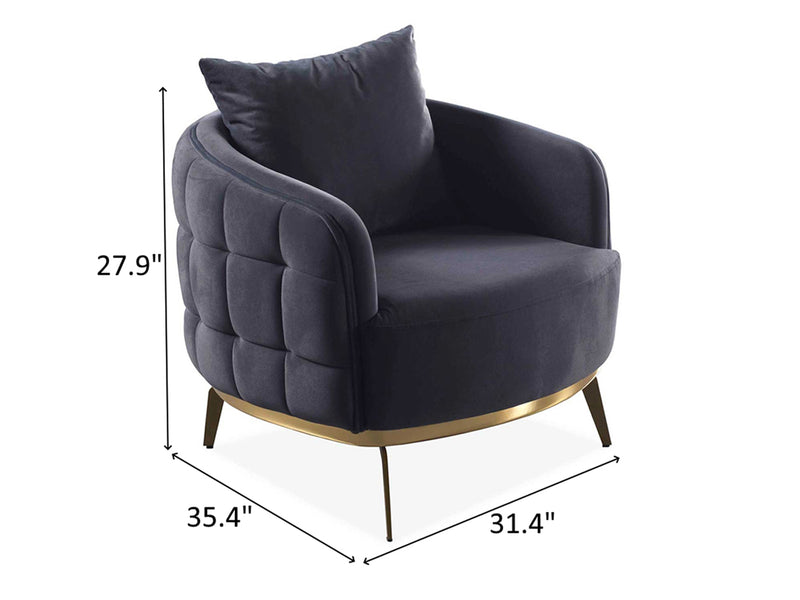 Madrid Fermina 31.4" Wide Armchair