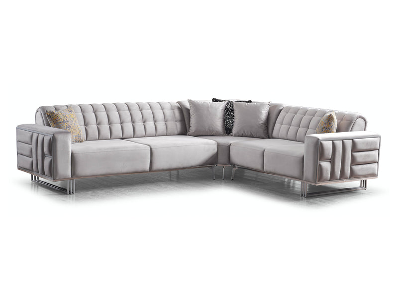 Madrid Fermina 121.6" Wide Extendable Sectional