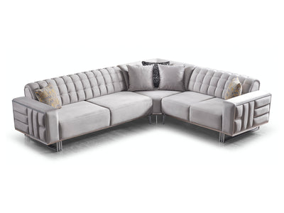 Madrid Fermina 121.6" Wide Extendable Sectional