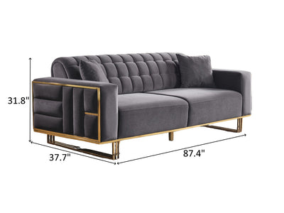 Madrid Fermina 87.4" Wide Extendable Sofa