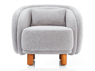 Nova Fermina 35" Wide Boucle Armchair