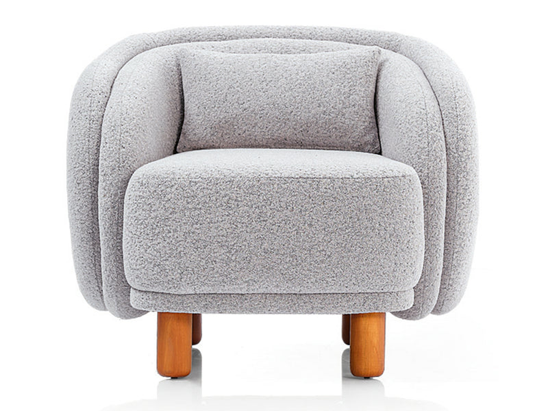 Nova Fermina 35" Wide Boucle Armchair