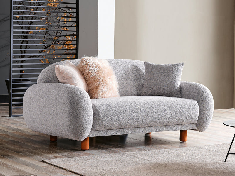 Nova Fermina 70" Wide Boucle Extendable Loveseat