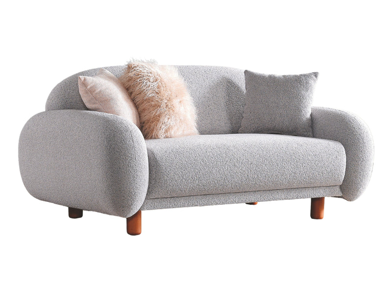 Nova Fermina 70" Wide Boucle Extendable Loveseat