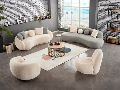 Pera Fermina 104" Wide 4 Seater Sofa