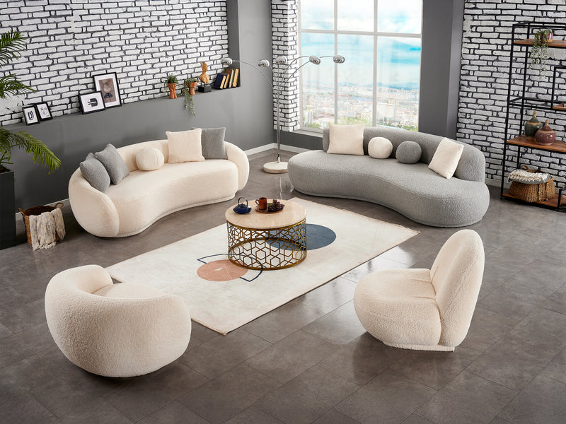 Pera Fermina 94" Wide 3 Seater Sofa