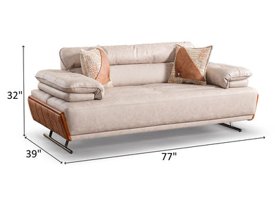 Tilda Fermina 77" Wide Extendable Loveseat