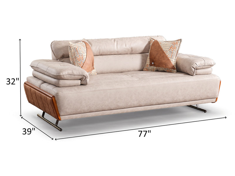 Tilda Fermina 77" Wide Extendable Loveseat