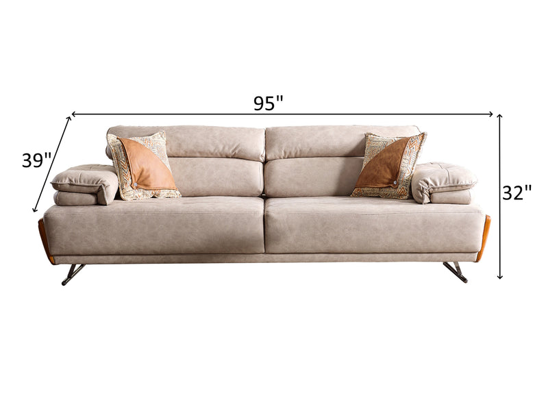 Tilda Fermina 95" Wide Extendable Sofa