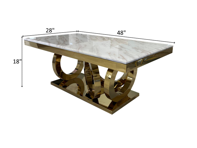 Diamond G850 48" Wide Coffee Table