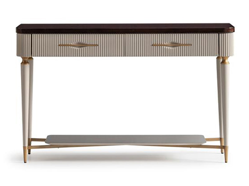 Ecrue 54" Wide Console Table With Mirror