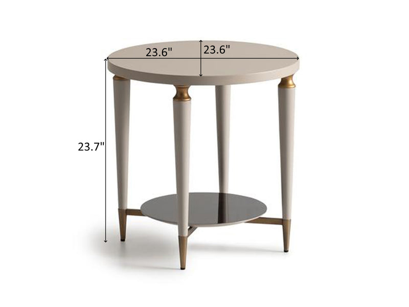 Ecrue 23.7" Tall End Table